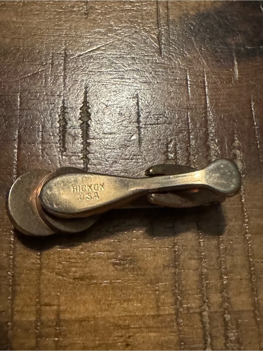 Vintage Hickok USA Coin Stack / Poker Chip Tie Clip